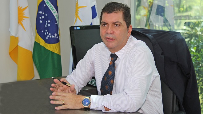 El alcalde de Palmas, capital del estado brasileño de Tocantins, visita la sede de la CCBC
